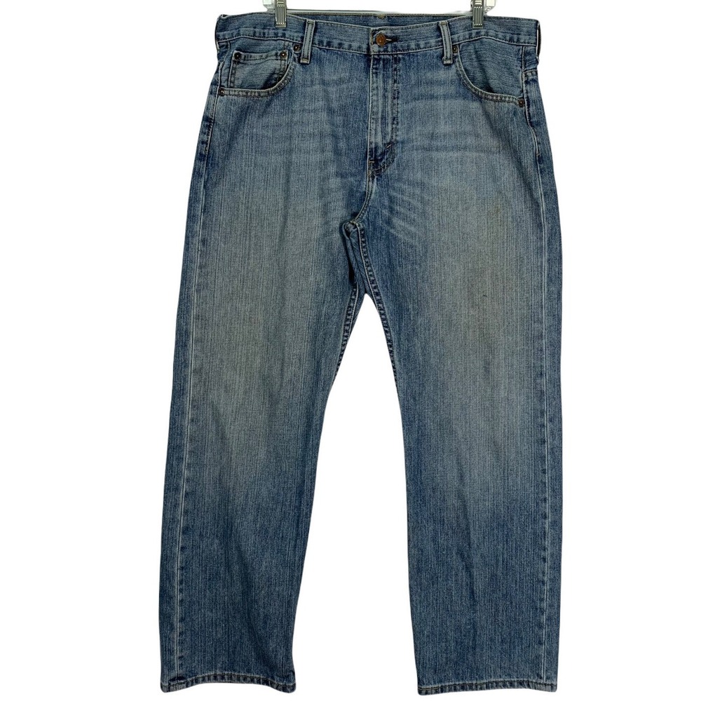 Levi's 569 Baggy Straight Blue Jean's‎ 90s Y2K Mid Vintage Wash 36x30 Well Loved